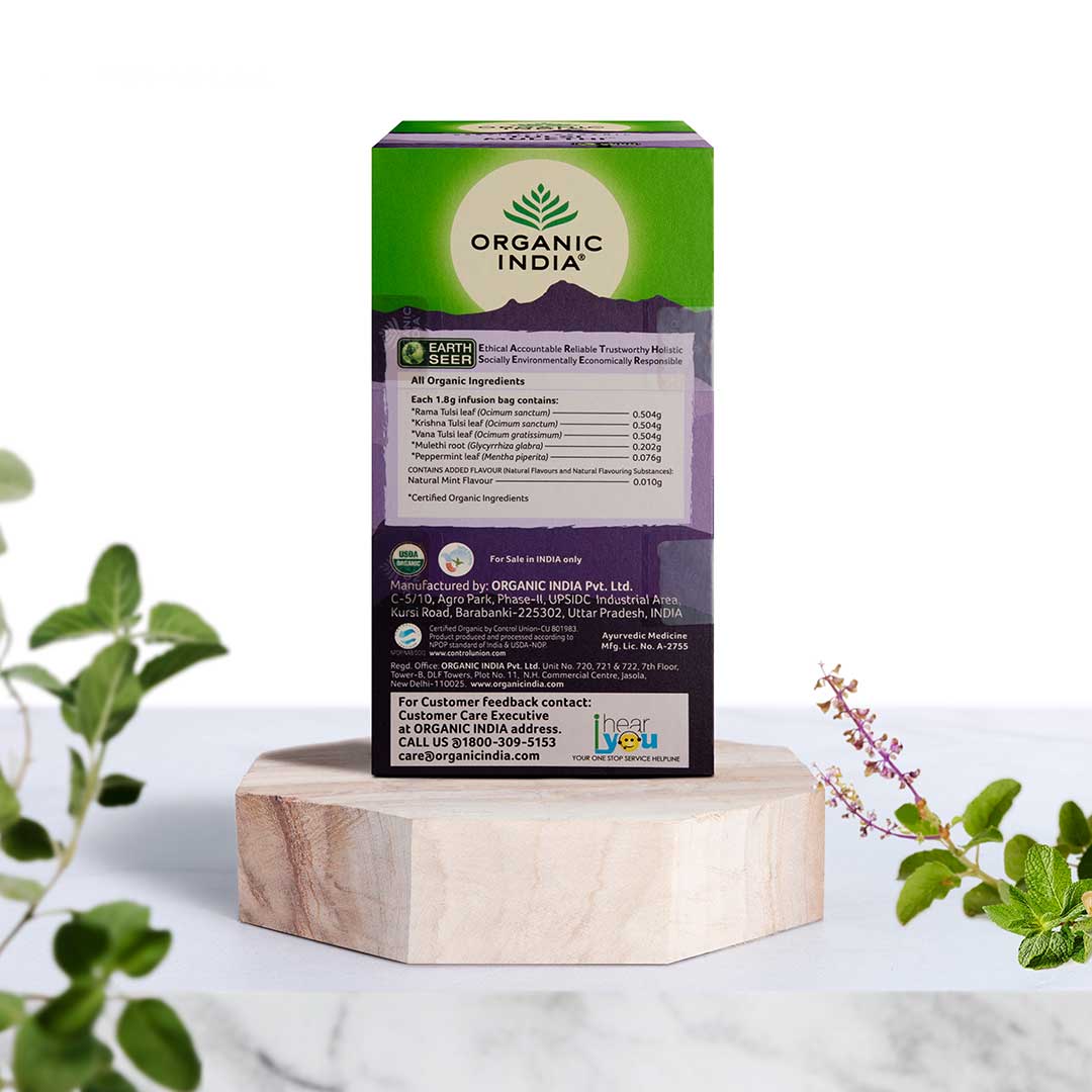 Organic India Tulsi Mulethi Tea - PUSHMYCART