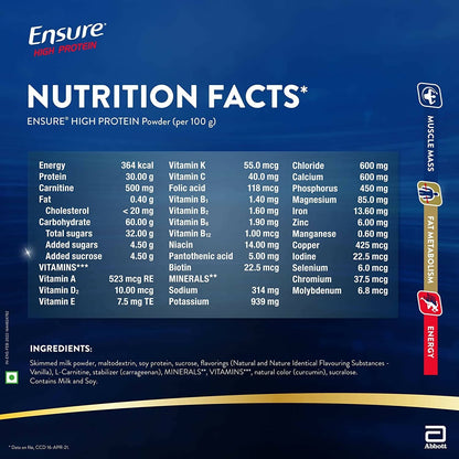 Ensure High Protein Drink for Physically Active Adults