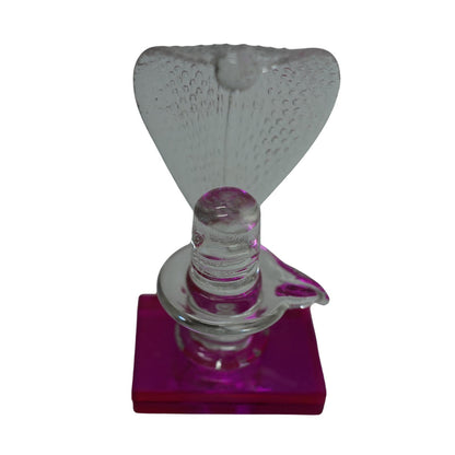 Glass Shivling for Spiritual Rituals & Puja