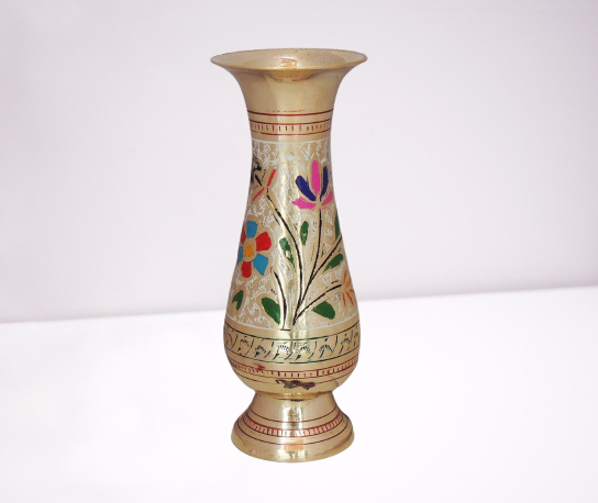 Brass Flower Pot Vase