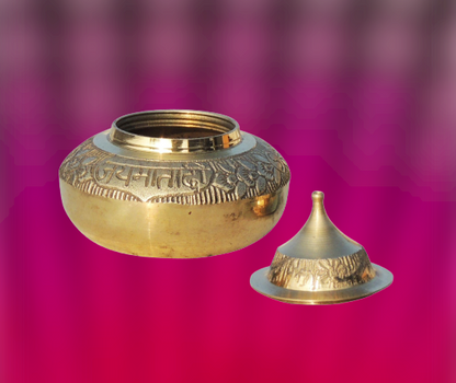 Brass Handicraft Sindoor Dani Dabbi 04