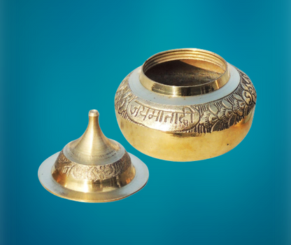 Brass Handicraft Sindoor Dani Dabbi 03