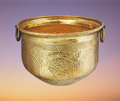 Brass Planter Pot Gamala Chatai