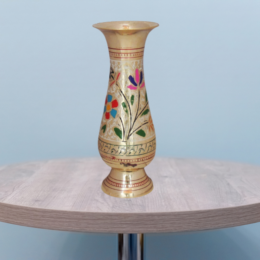 Brass Flower Pot Vase