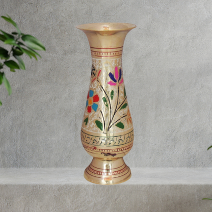 Brass Flower Pot Vase