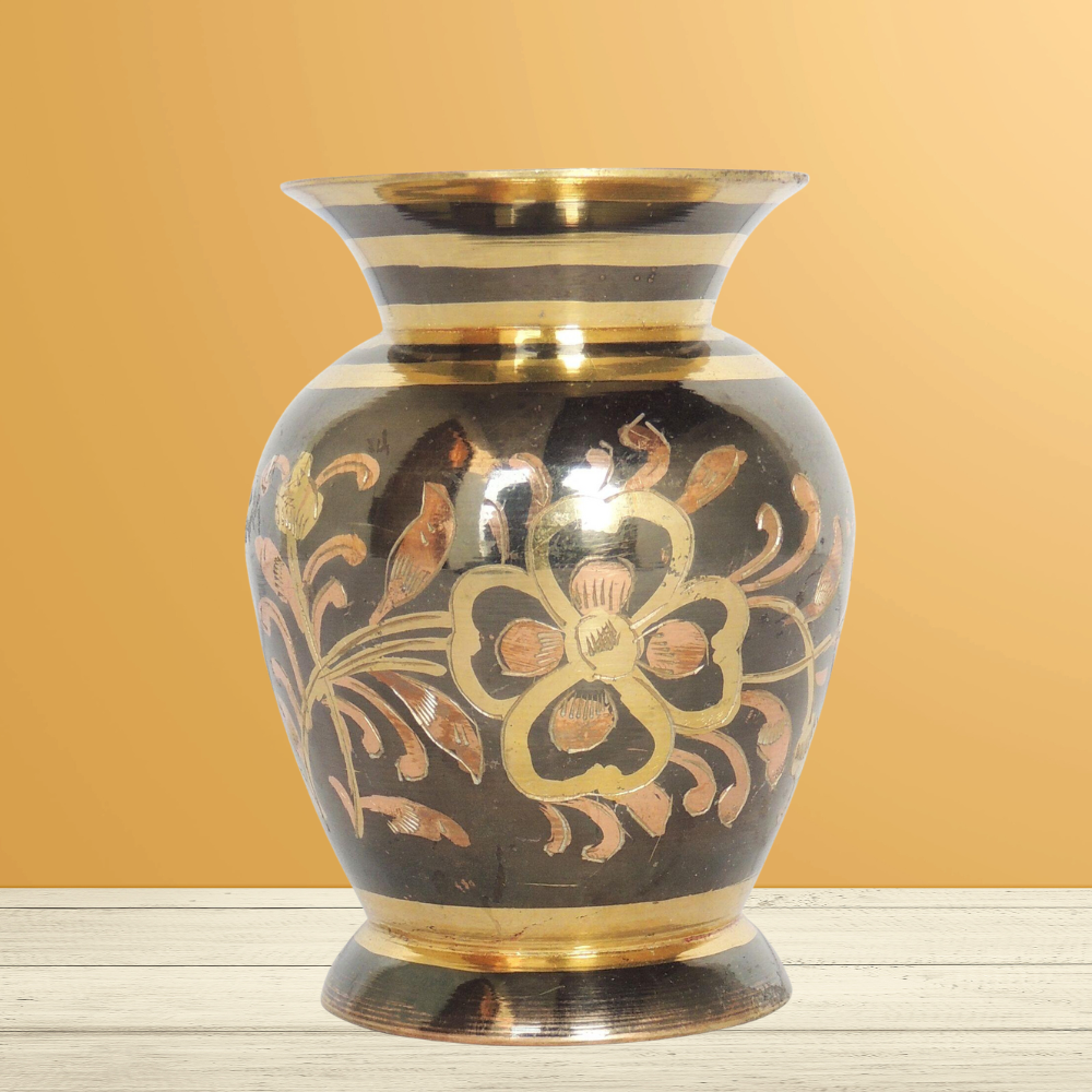 Brass Flower Pot Vase