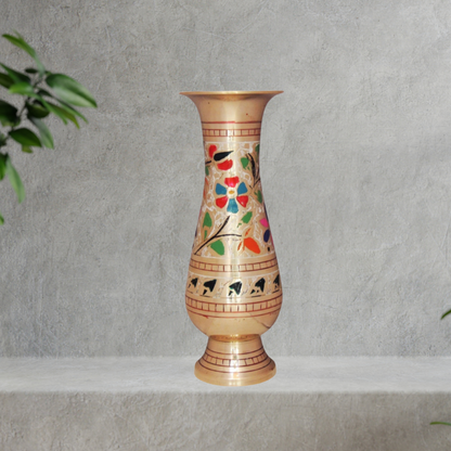 Brass Flower Pot Vase