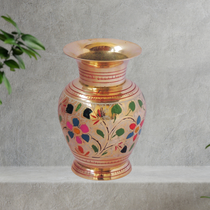 Brass Flower Pot Vase