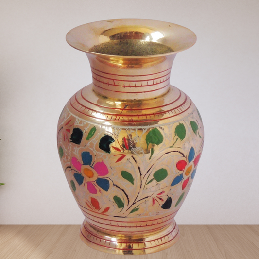 Brass Flower Pot Vase