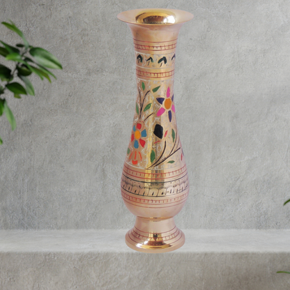 Brass Flower Pot Vase