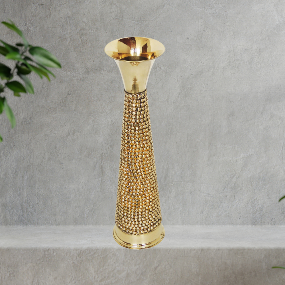 Brass Flower Pot Vase