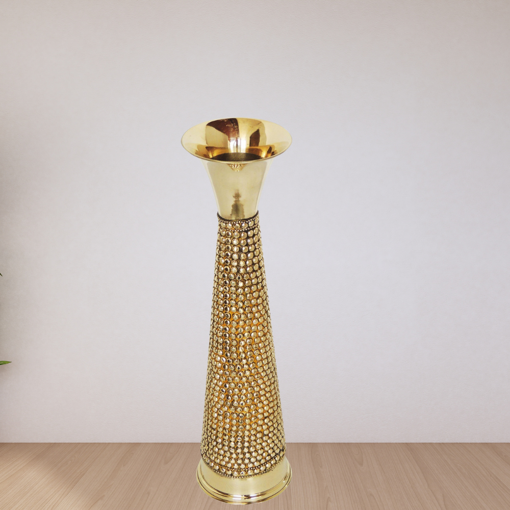 Brass Flower Pot Vase