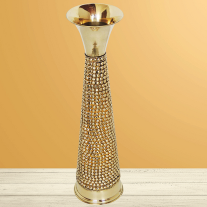 Brass Flower Pot Vase