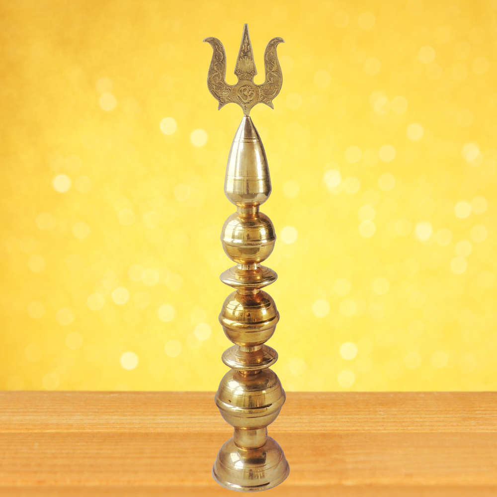 Brass Kalash Trishul