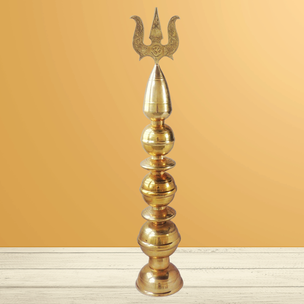 Brass Kalash Trishul