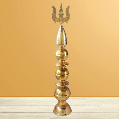 Brass Kalash Trishul