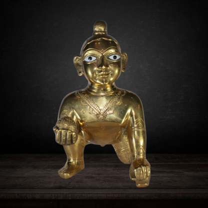 Brass OM Statue