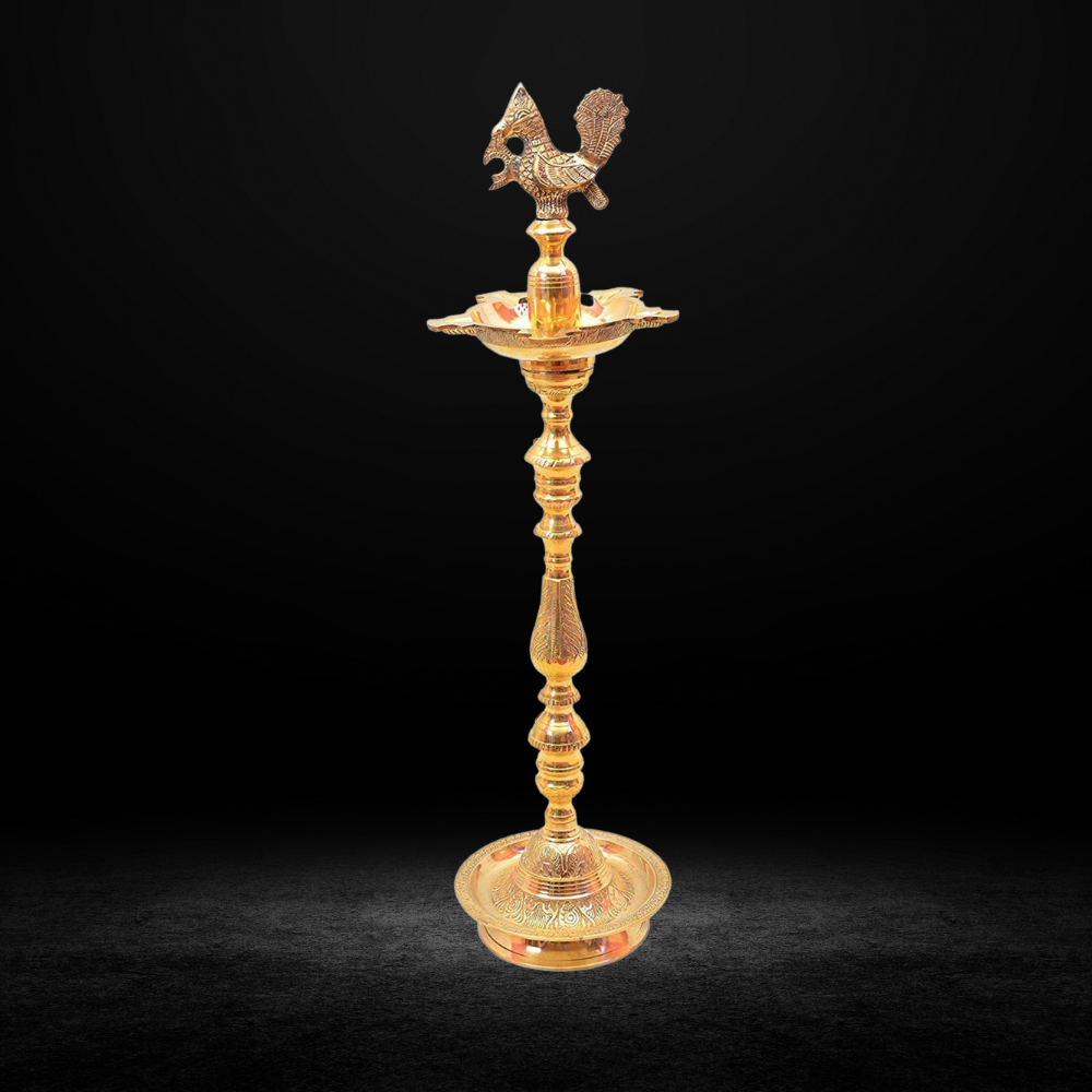 Brass Mahabharat Oil Lamp Deepak