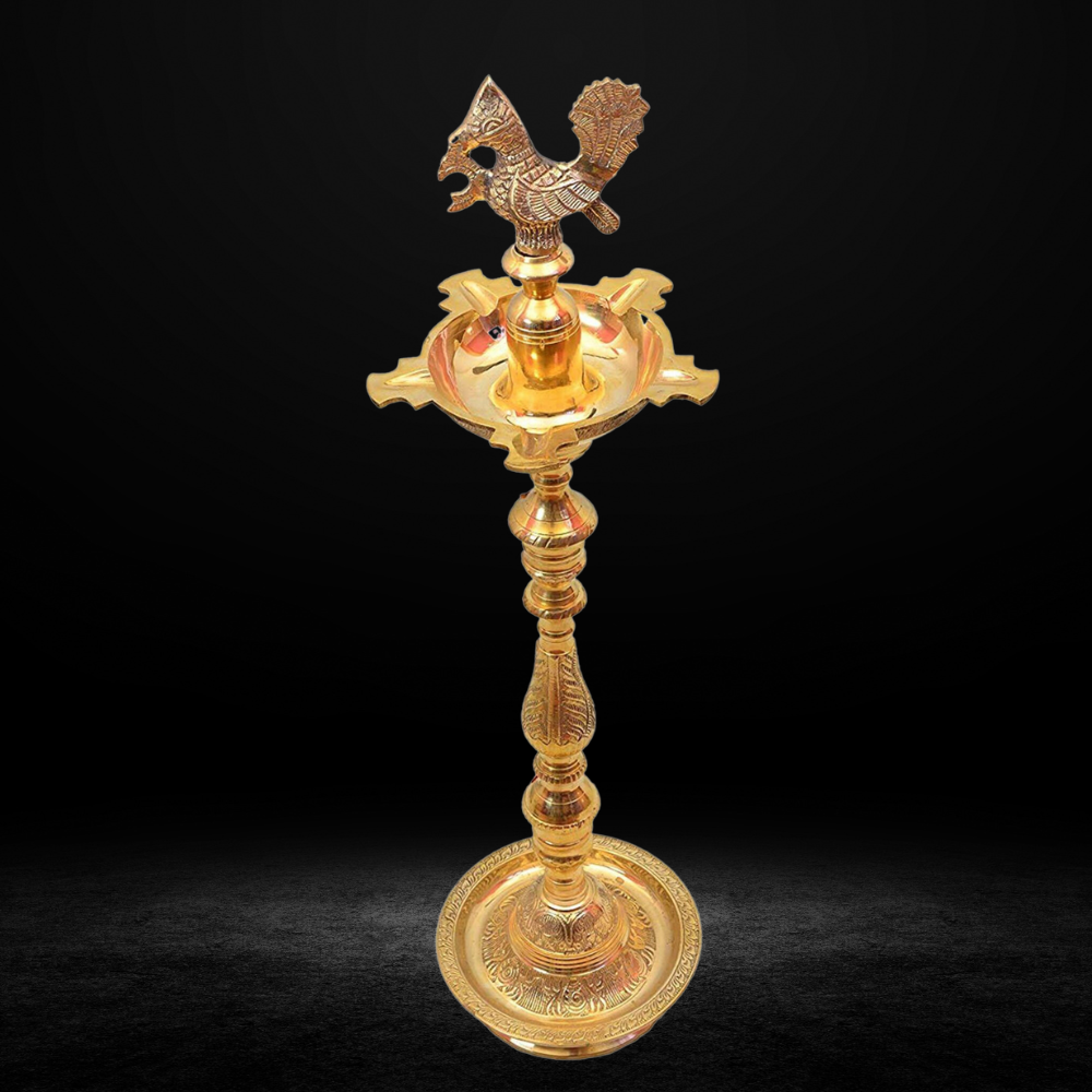 Brass Mahabharat Oil Lamp Deepak