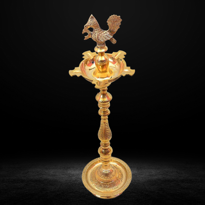 Brass Mahabharat Oil Lamp Deepak