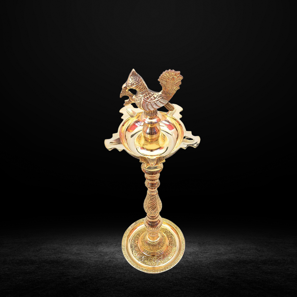 Brass Mahabharat Oil Lamp Deepak