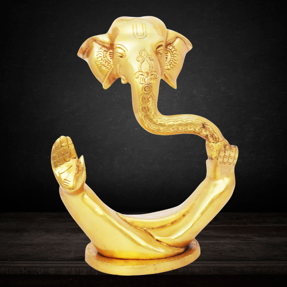 Brass Ganesh Ji Invisible Statue