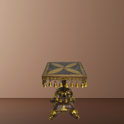 Brass Home Stool God Idol Statue