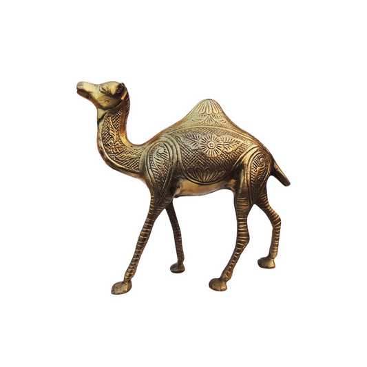 Brass Showpiece Camel Statue