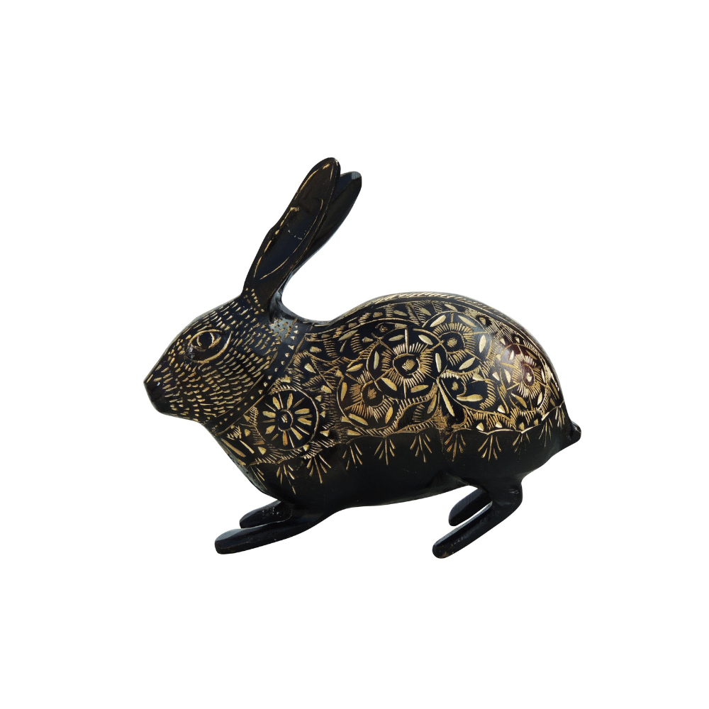 Brass Showpiece Rabbit Statue