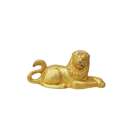 Brass Lion Statue