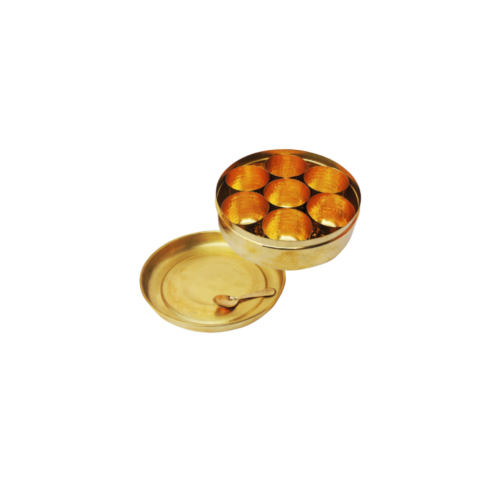 Brass Spice Masala Box