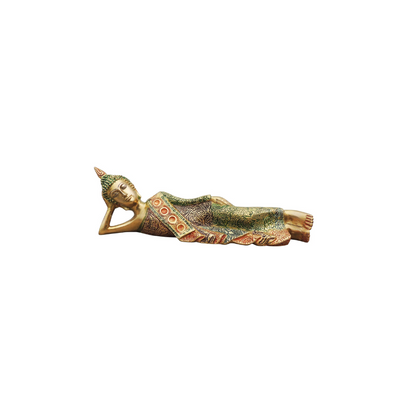 Brass Sleeping Buddha Statue