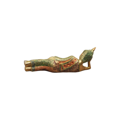 Brass Sleeping Buddha Statue