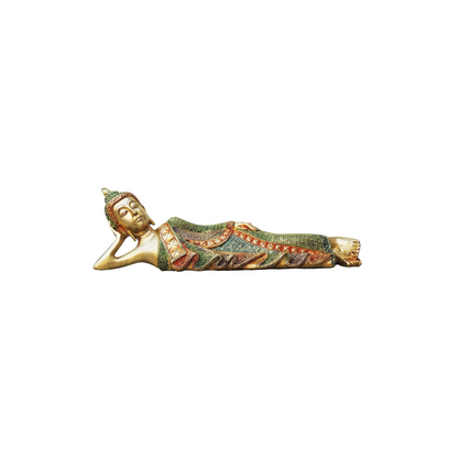 Brass Sleeping Buddha Statue