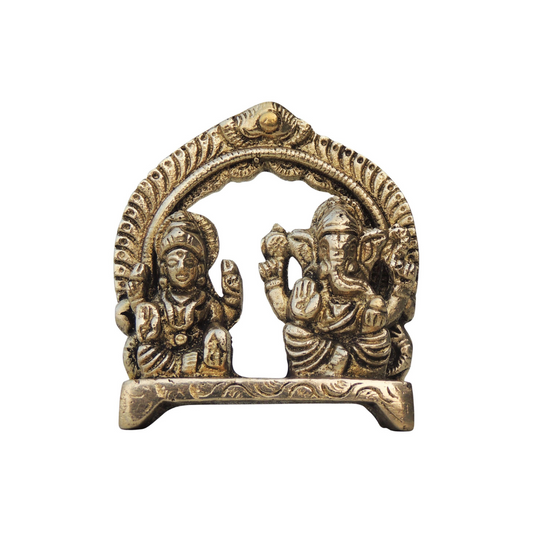 Brass Laxmi Ganesh Statue