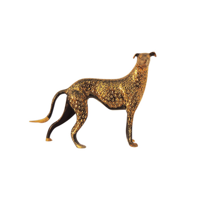 Brass Table Decor Showpiece Dog Statue