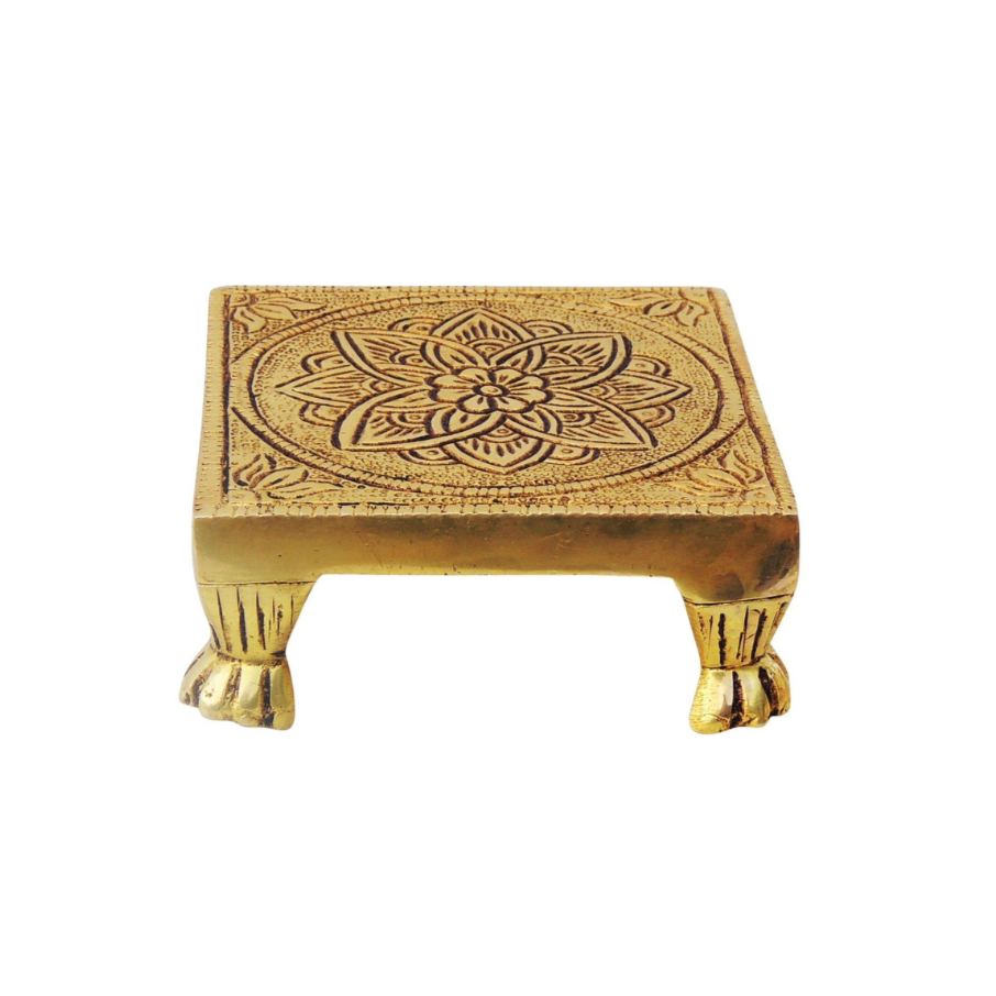 Brass Chowki For God Idols