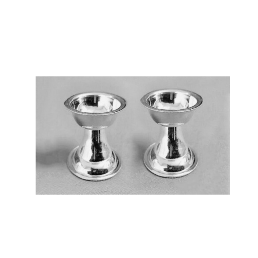 Pair of Pure Silver Pair Diyas