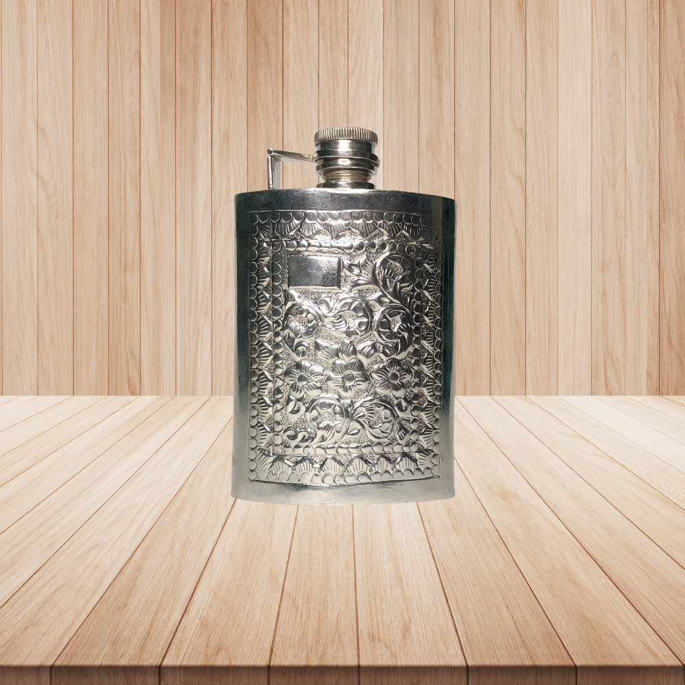 Pure Silver Hip Flask