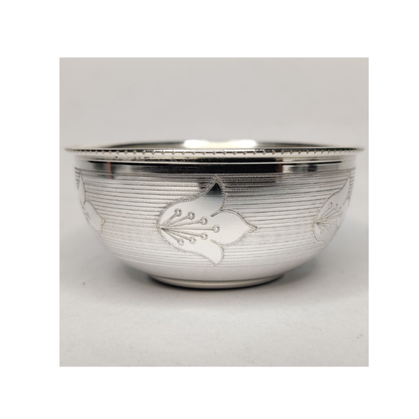 silver bowl for pooja