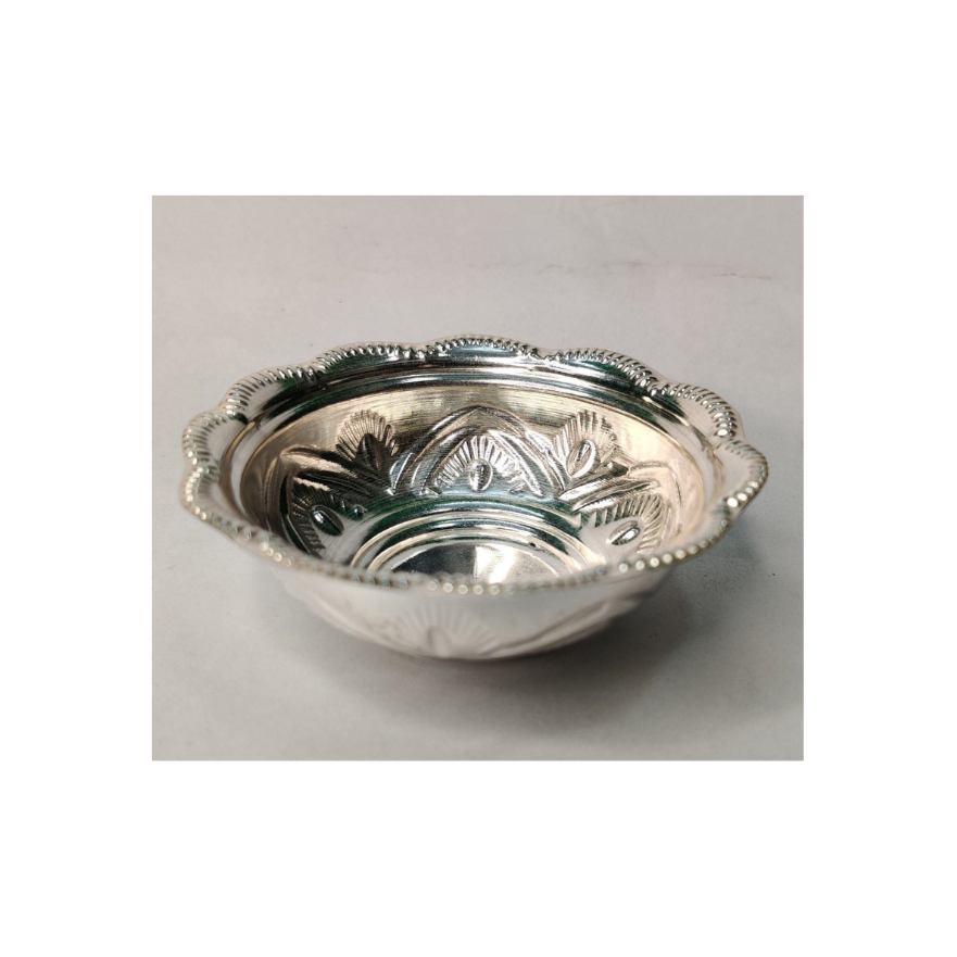 silver bowl for pooja