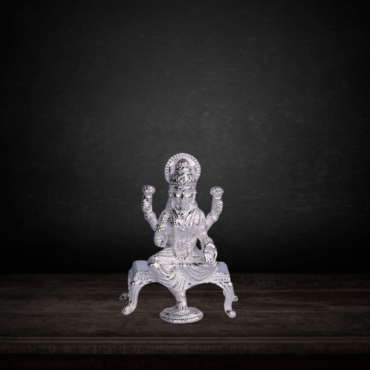 Pure Silver Laxmi Devi Idol 26g - PUSHMYCART