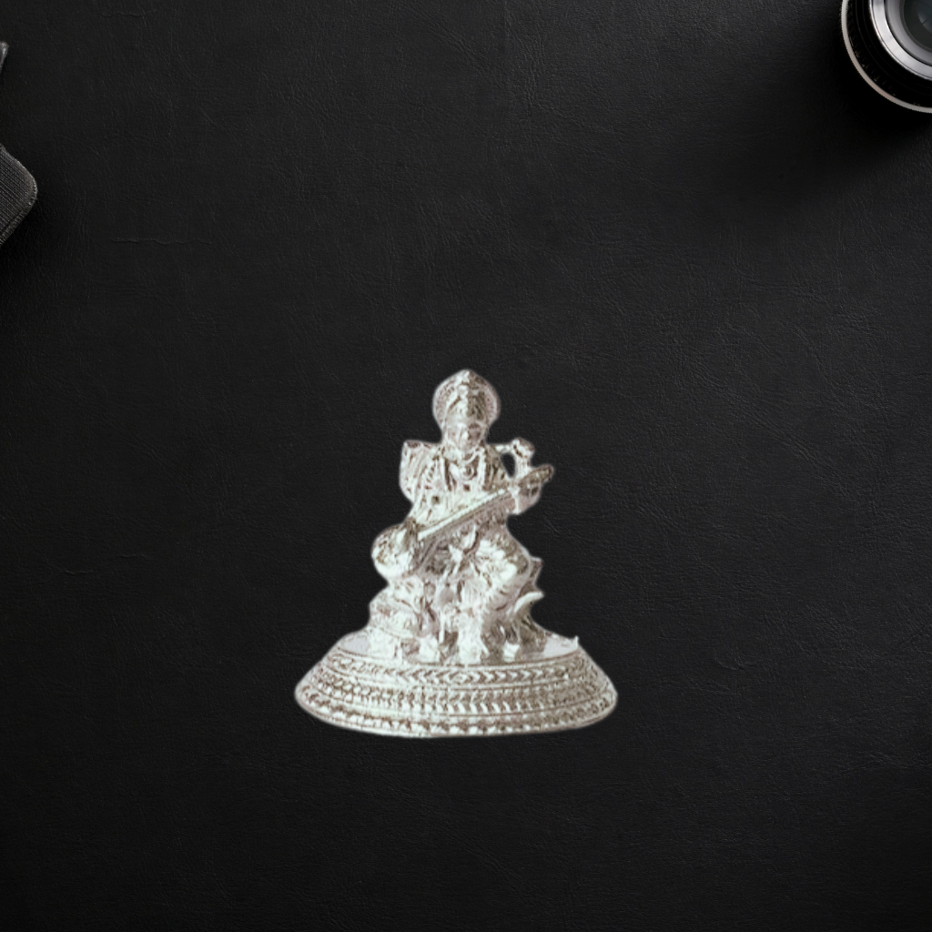 Pure Silver Saraswathi Devi