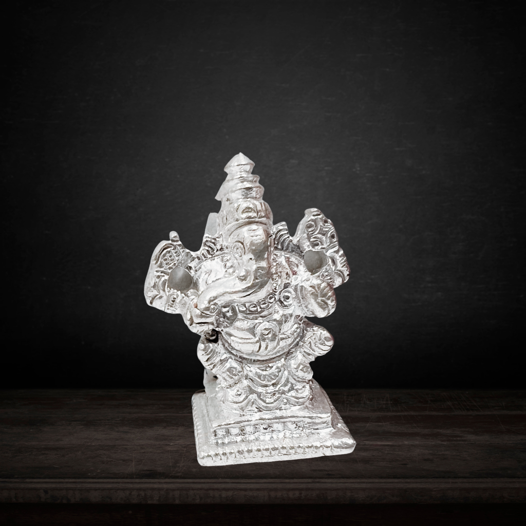 Ganesh Pure Silver Idol 25g - PUSHMYCART