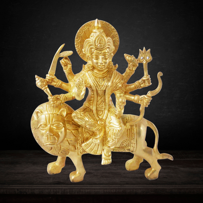 Brass Durga Ji Goddess Idol Statue