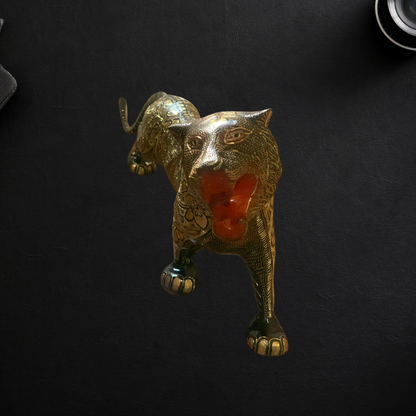 Brass Showpiece Tiger