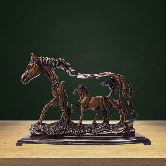 Brass Horse Statue