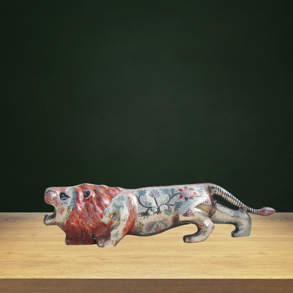 Brass Showpiece Lion