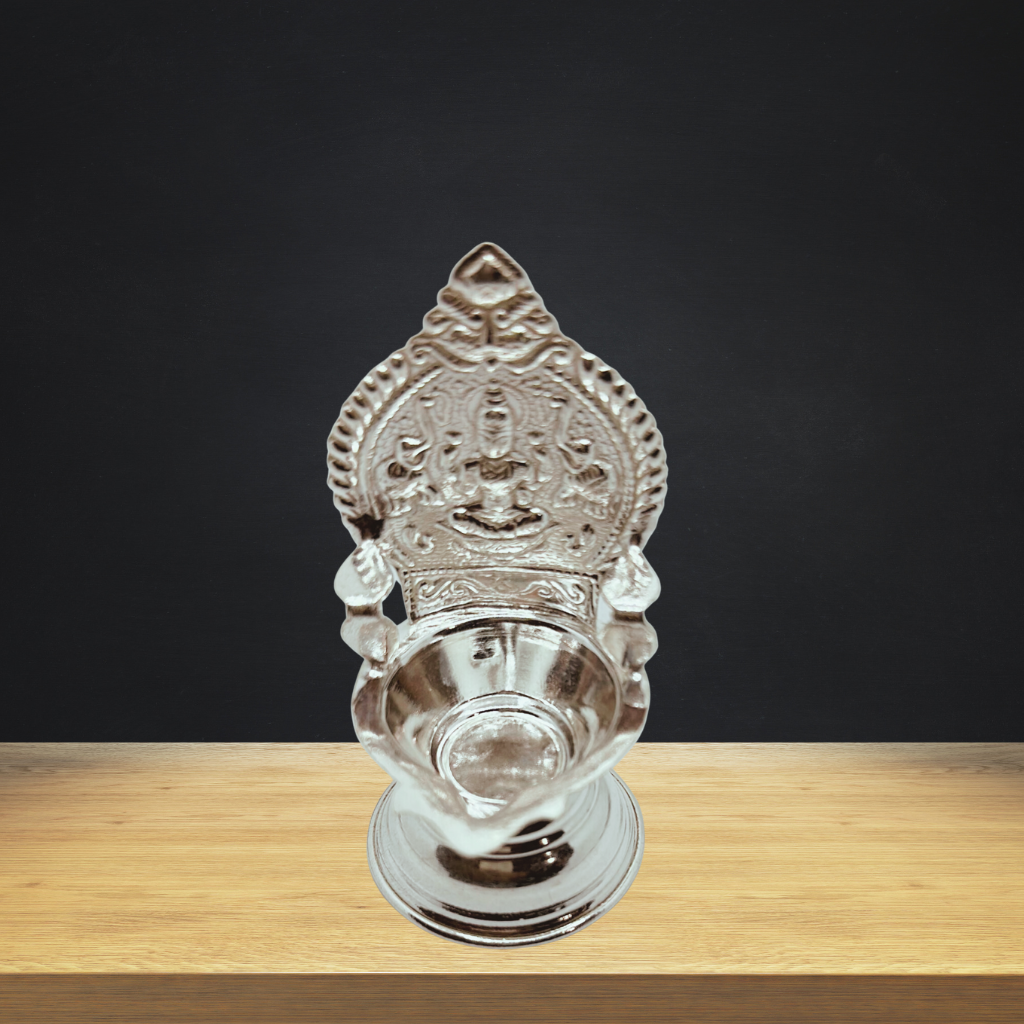 Pure Silver Kamakshi Diya 16g - PUSHMYCART