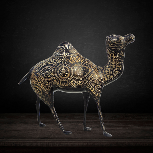 Brass Showpiece Camel Statue